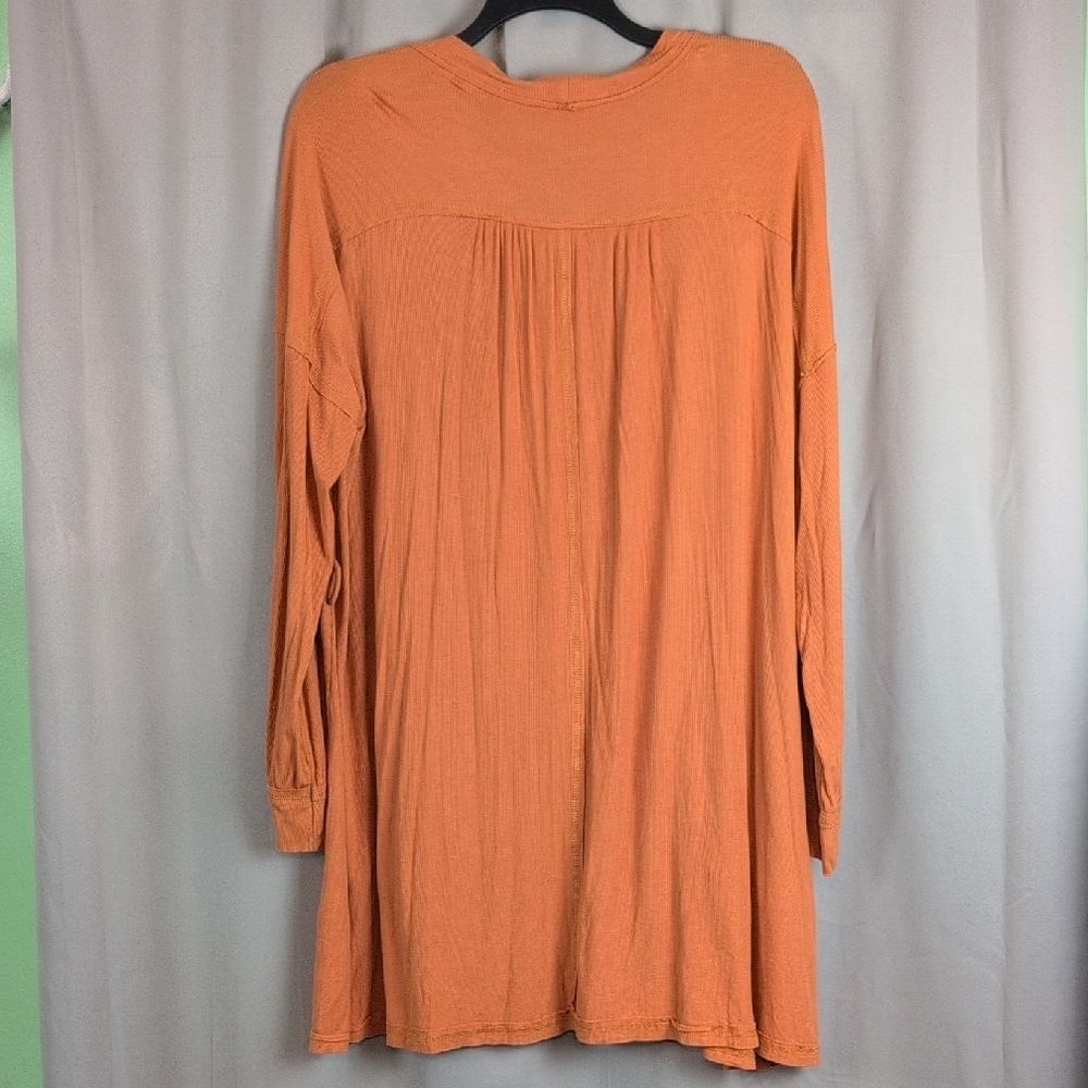 Umgee β Long Cardigan Pumpkin Orange Large - Picture 3 of 9